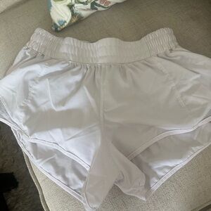 white lululemon LOOKALIKE shorts